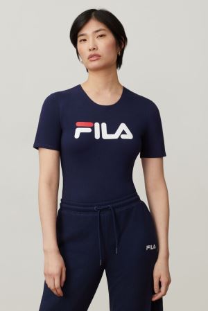 FILA Daisy High Cut Bodysuits White / Red,Womens Clothing | CA.VRSYIC135